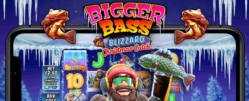 Bigger Bass Blizzard — main hero banner at Casino Regina Casino