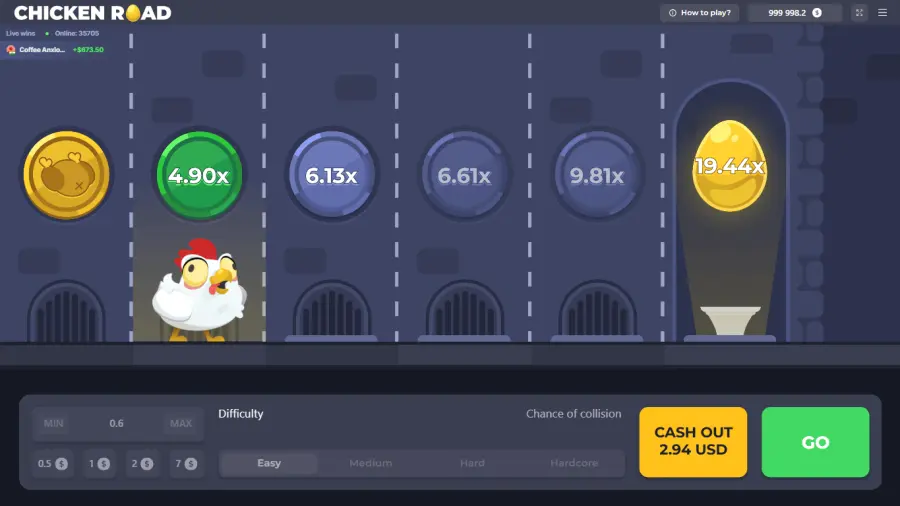 Chicken Road Game — main hero banner at Casino Regina Casino